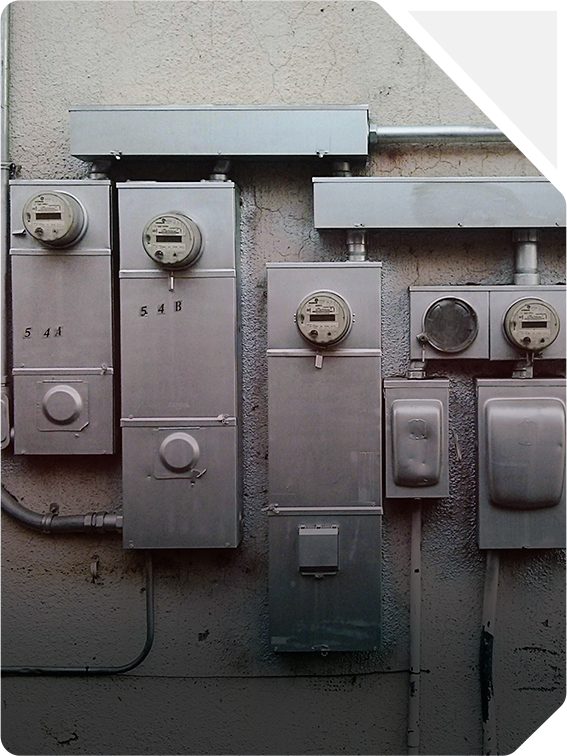 Cajas de fusibles en la pared en Durango