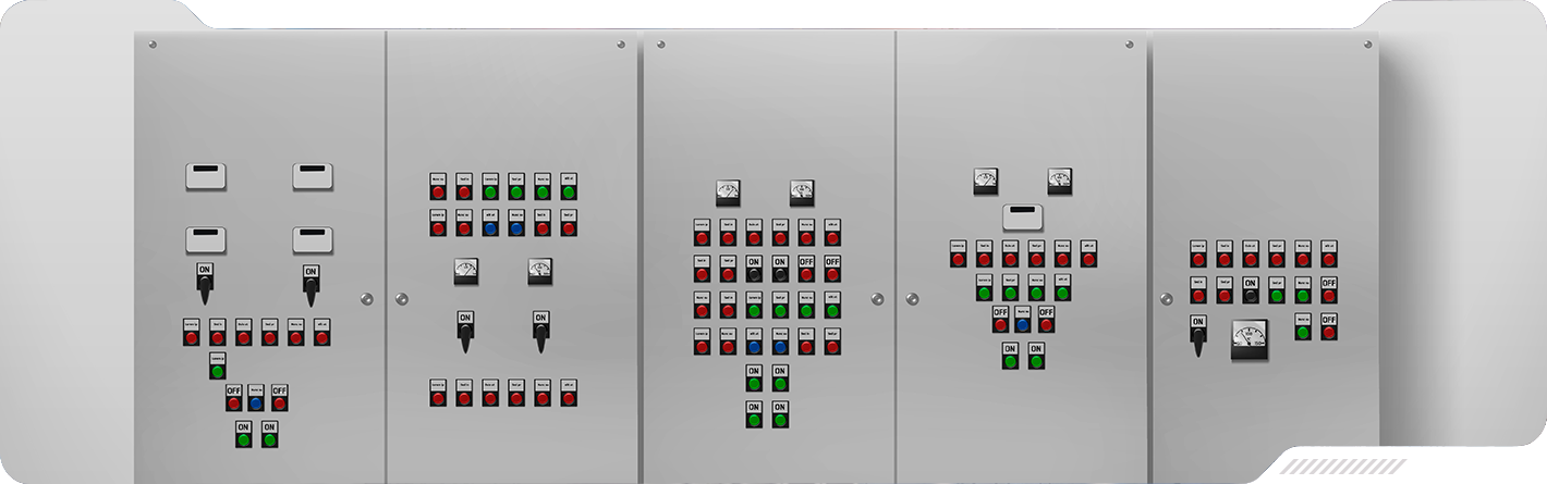 Gabinete controles botones en Coahuila
