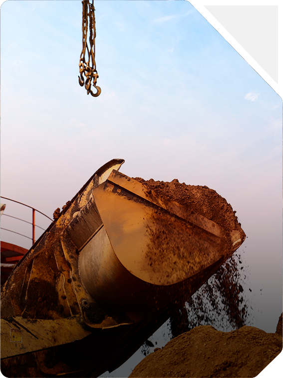 primer plano construcción sitio excavador en Nuevo León