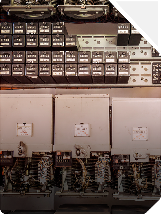 primer plano de la central eléctrica en México